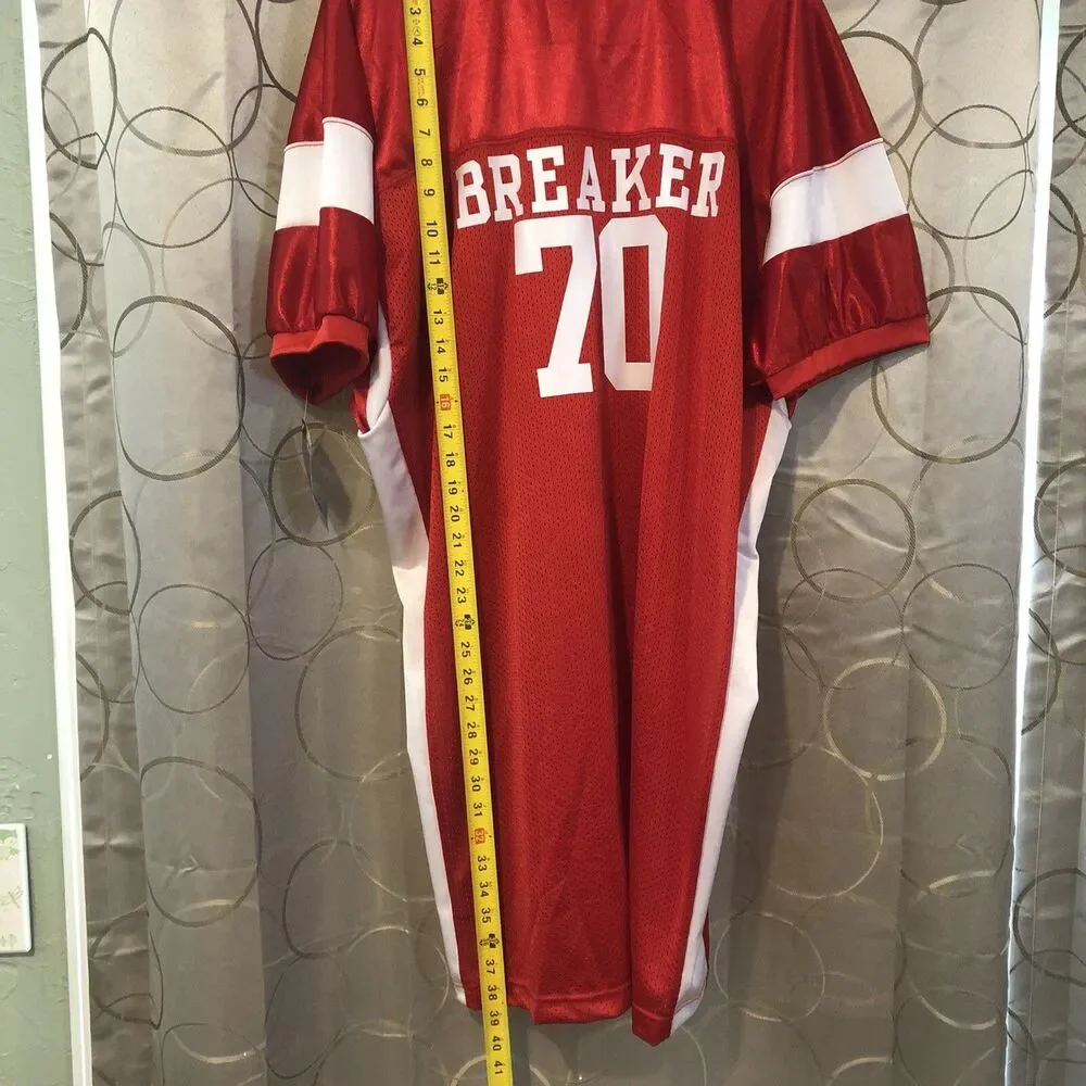 Champro Football Jersey 2XL Red White Breaker 70 Buck Buck 1974 New With Tags